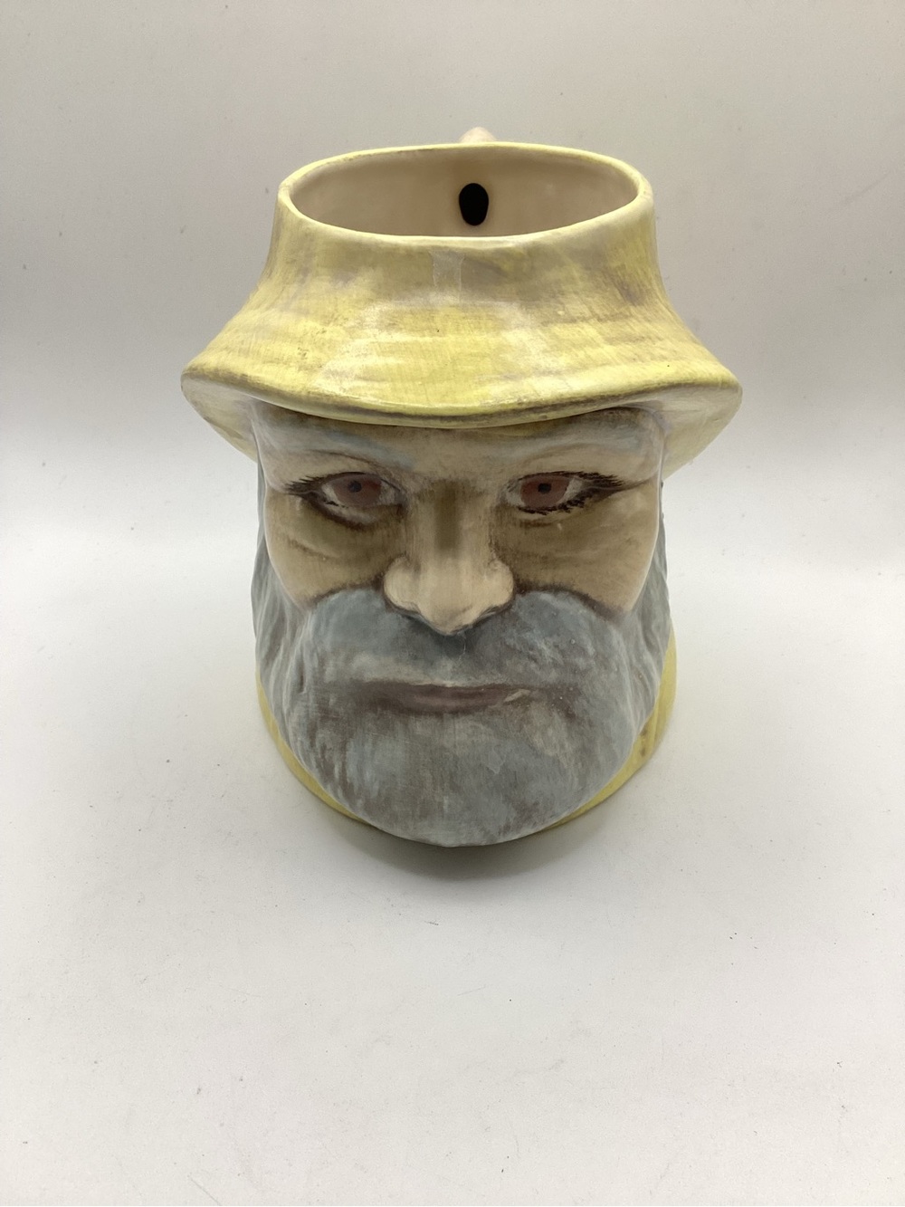 Vintage 1979 Fisherman Mug Pencil holder Fish Handle